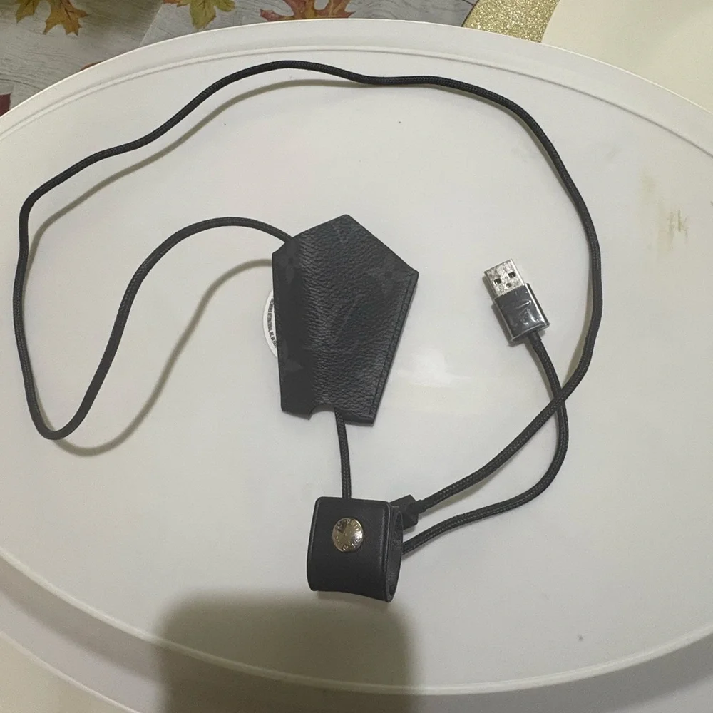 Louis Vuitton Black USB Charging Cable